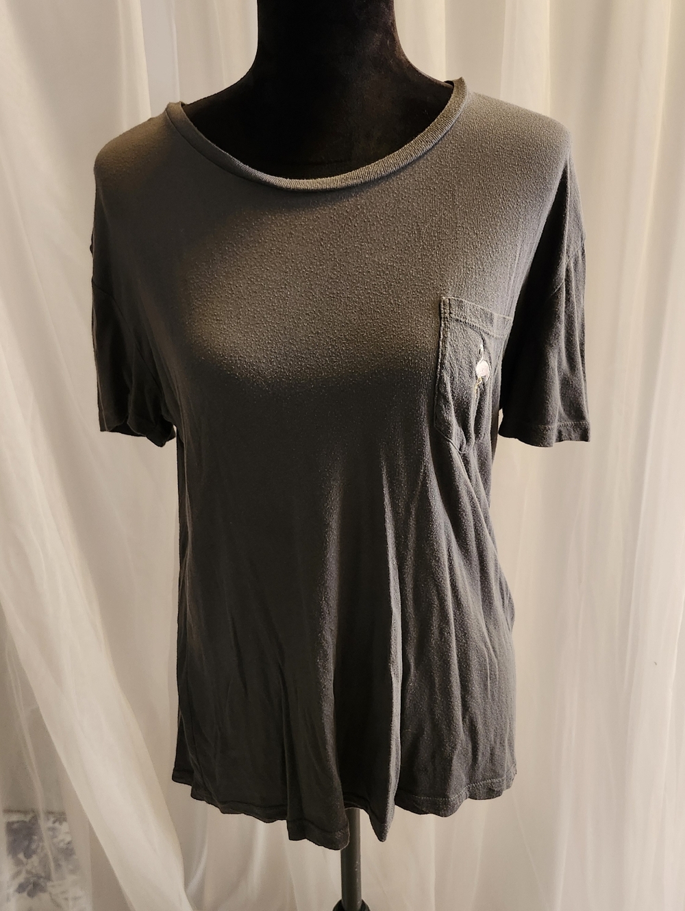 Brandy Melville Flamingo Pocket Tee Osfm